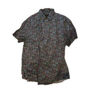 Banana Republic Short Sleeve Button Down Shirt Mens XL